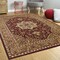 Homeroots 7 ft. 7 in. x 10 ft. 10 in. Polypropylene Red & Beige Area Rug 354178 - alternate 4